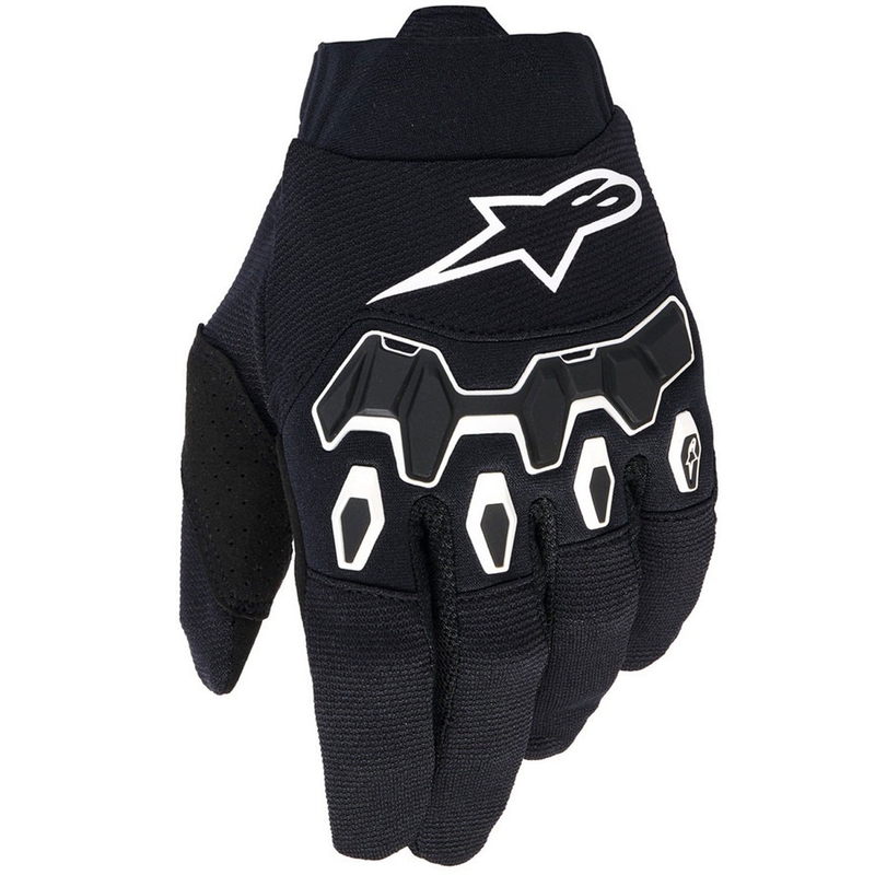 Motokros rokavice Alpinestars Full Bore V2 Youth/Otroške črno-bele
