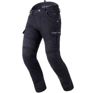 Moto kavbojke Street Racer Cargo CE črne
