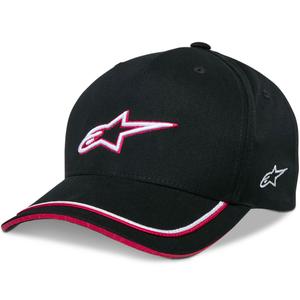 Kapa Alpinestars Ascencion Snapback črno-rdeča