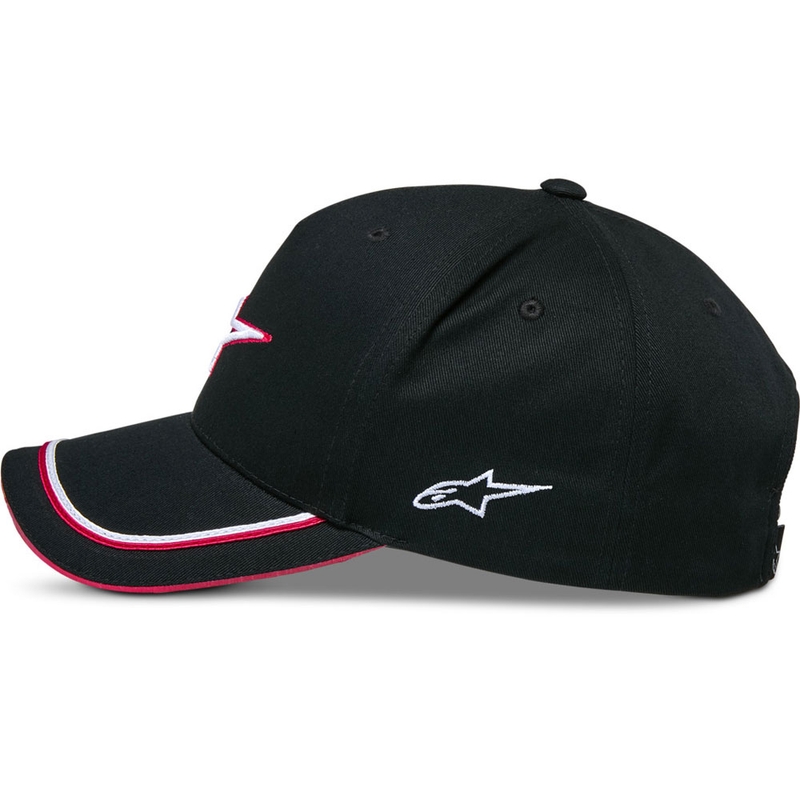 Kapa Alpinestars Ascencion Snapback črno-rdeča
