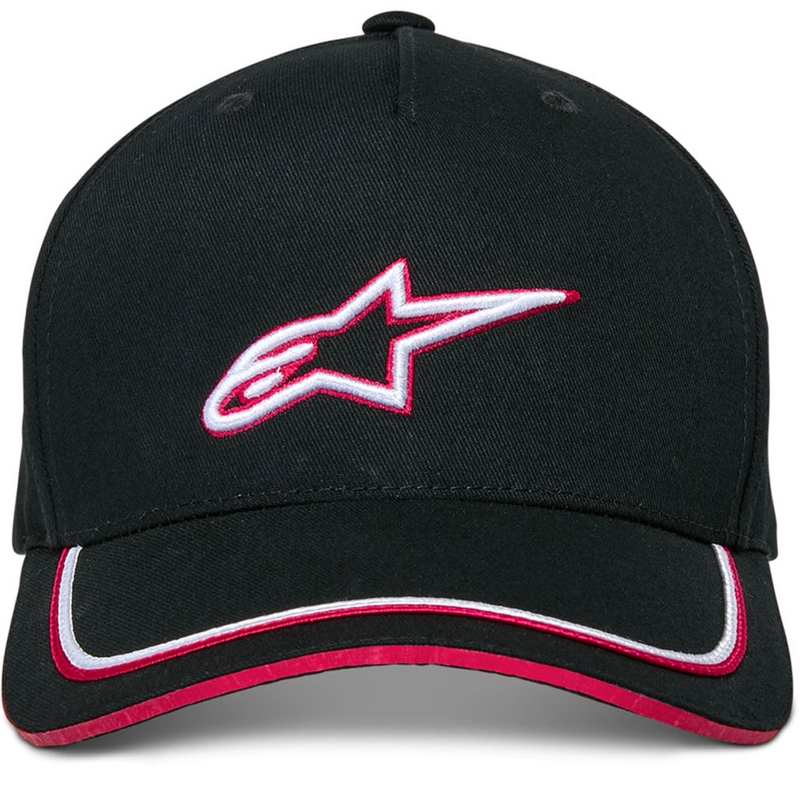 Kapa Alpinestars Ascencion Snapback črno-rdeča