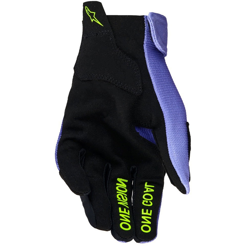 Otroške motokros rokavice Alpinestars Radar Youth, vijolično-fluo rumene