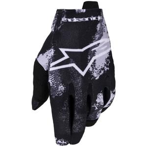 Otroške motokros rokavice Alpinestars Radar Youth sivo-kamuflažne