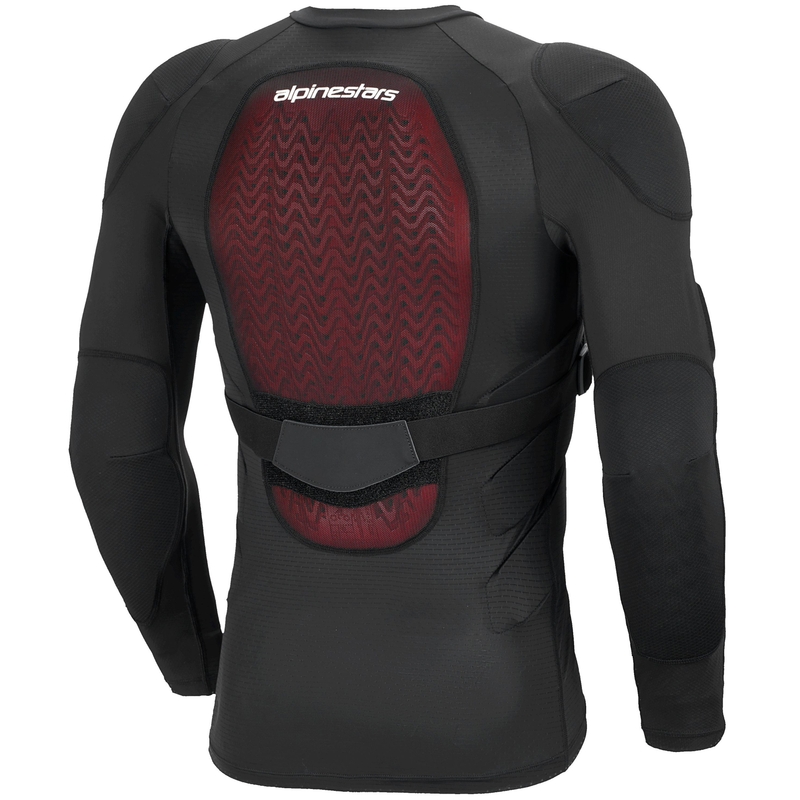 Ščitnik za telo Alpinestars Bionic Plasma LT z dolgimi rokavi, črno-rdeče-bel
