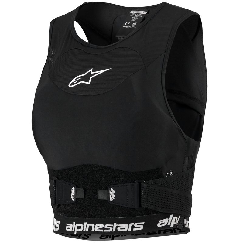 Ščitnik za telo Alpinestars Stella Plasma za ženske, črno-bel