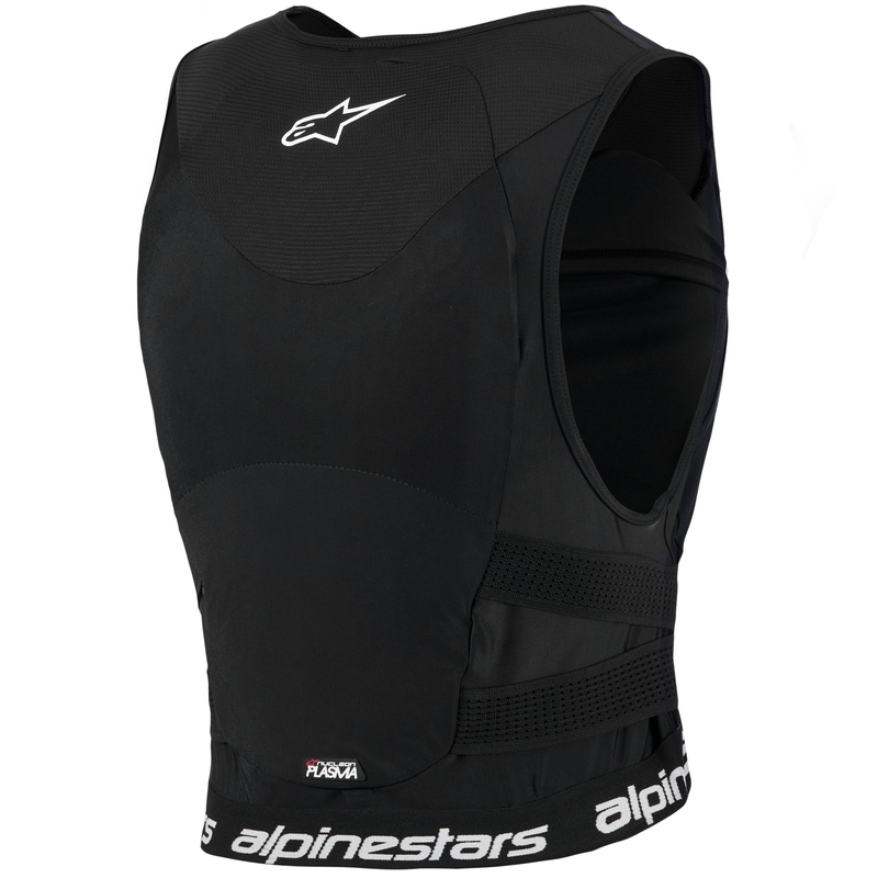 Ščitnik za telo Alpinestars Stella Plasma za ženske, črno-bel