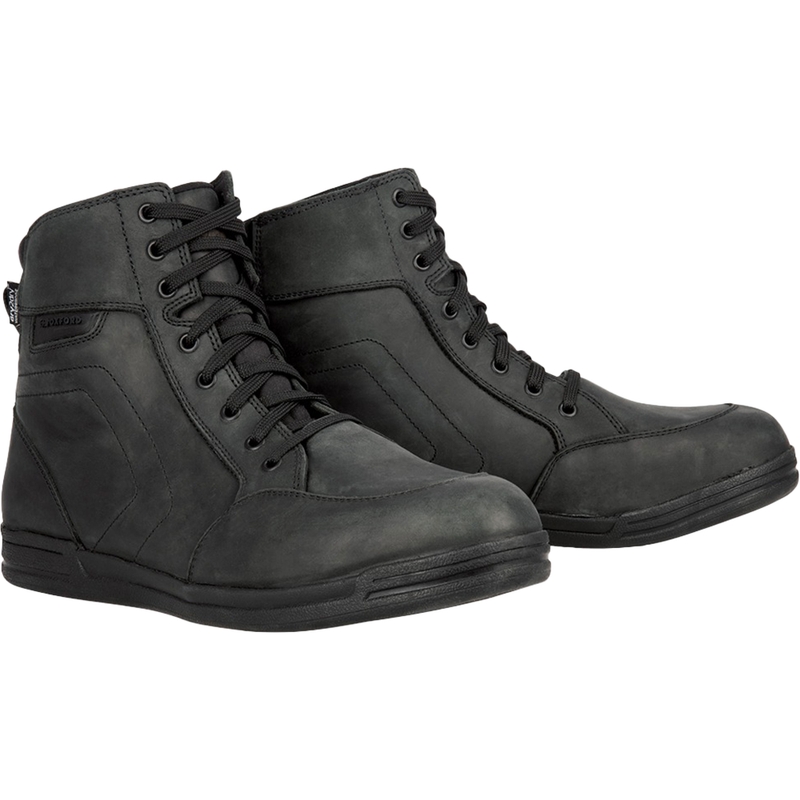 Motoristični škornji OXFORD KICKBACK DRY2DRY™ črne barve