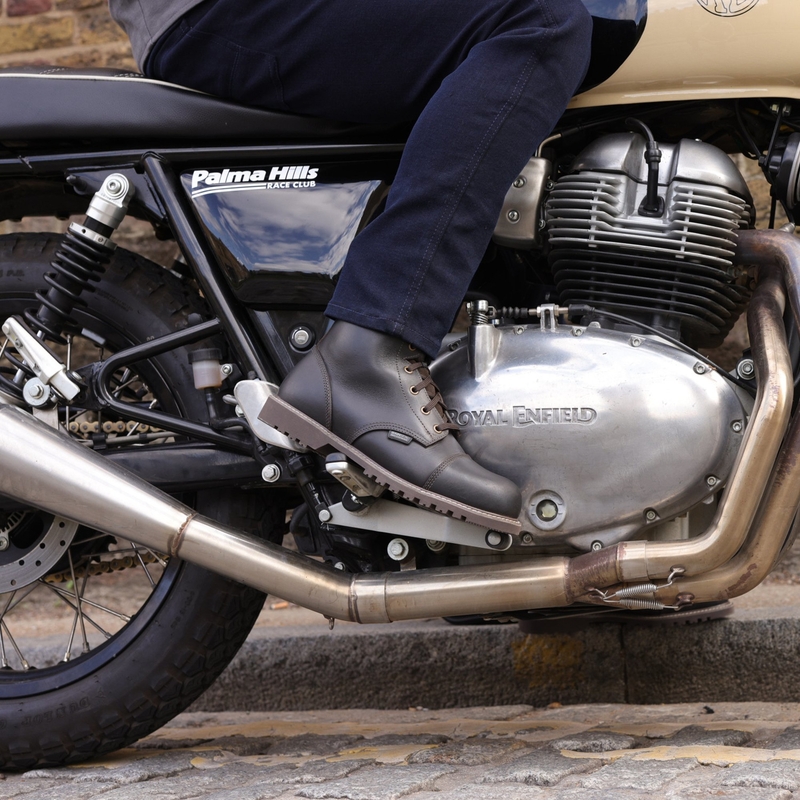 Motoristični škornji Oxford Merton 2.0 rjavi