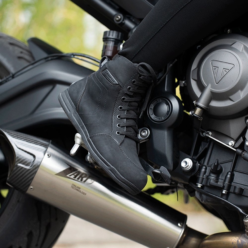Ženski motoristični škornji OXFORD KICKBACK DRY2DRY™ črni