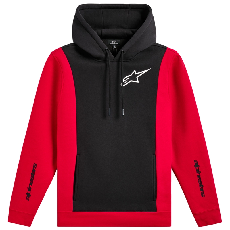 Alpinestars Ignite jopa s kapuco črno-rdeča
