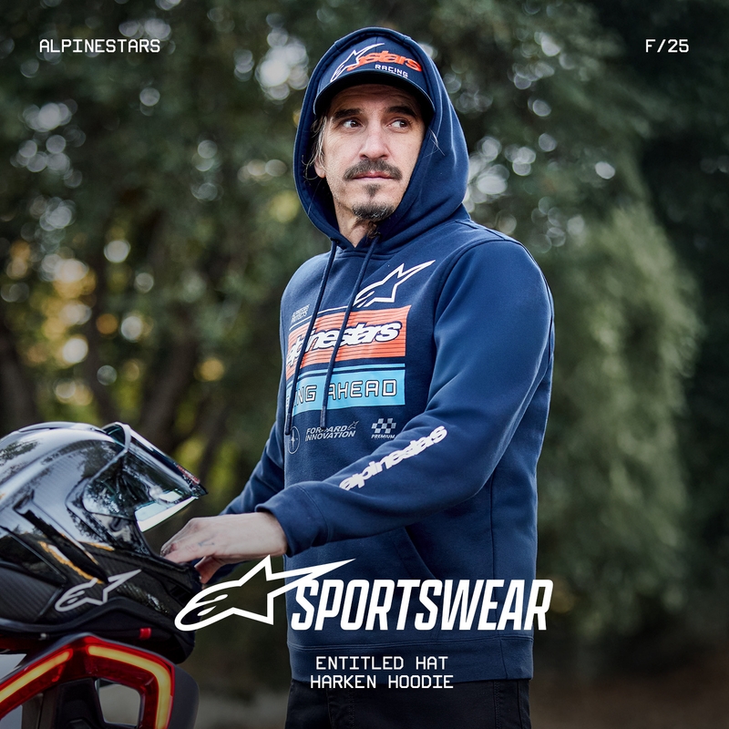 Alpinestars Harken jopa s kapuco modra