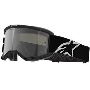 Motokros očala Alpinestars Vision 5 Corp črna s prozornimi lečami