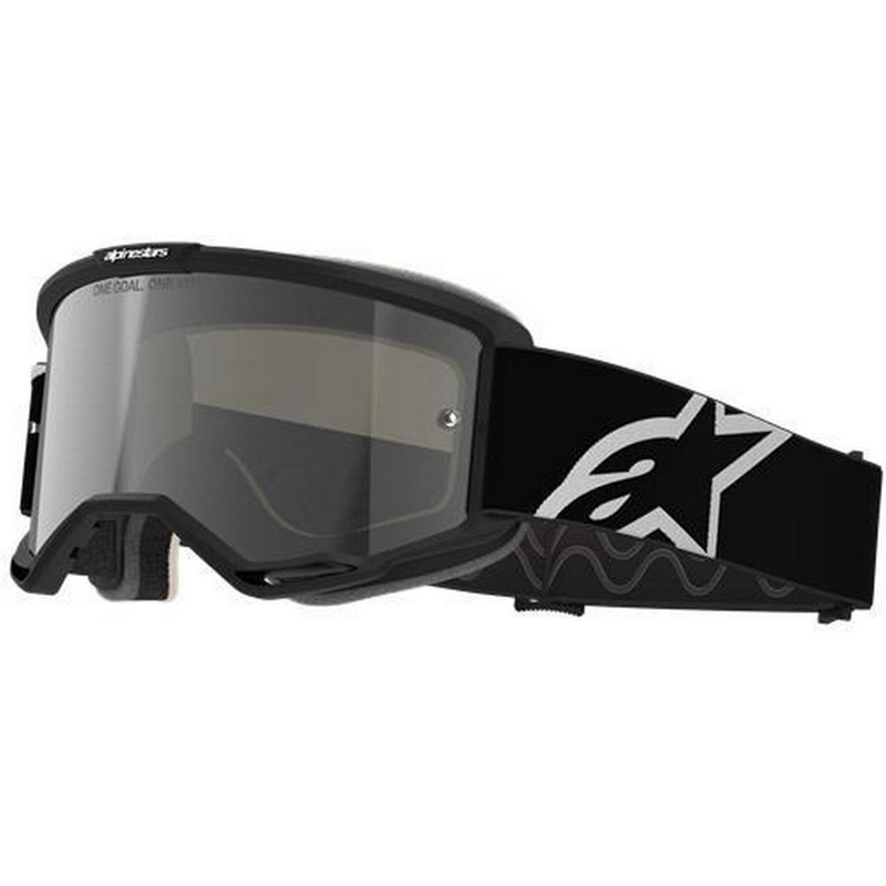 Motokros očala Alpinestars Vision 5 Corp črna s prozornimi lečami
