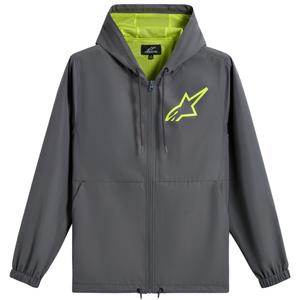 Vetrovka Alpinestars Speeder Chromium sivo-fluo rumena