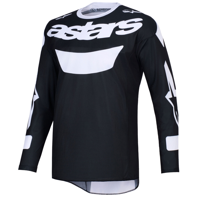 Motokros dres Alpinestars Racer Air Riway črno-bel