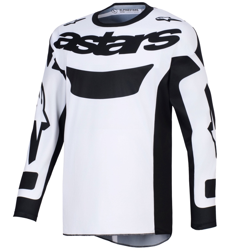 Motokros dres Alpinestars Racer Riway belo-črn