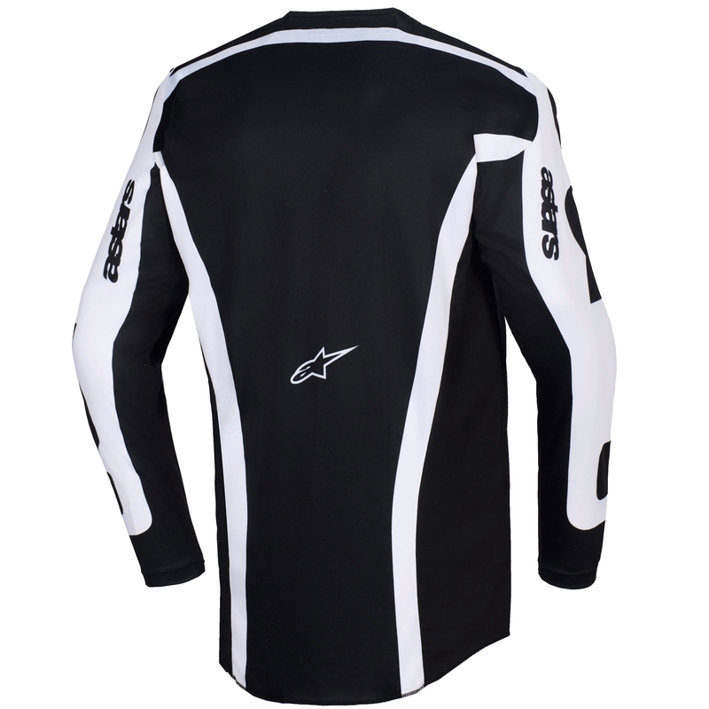 Motokros dres Alpinestars Racer Riway belo-črn