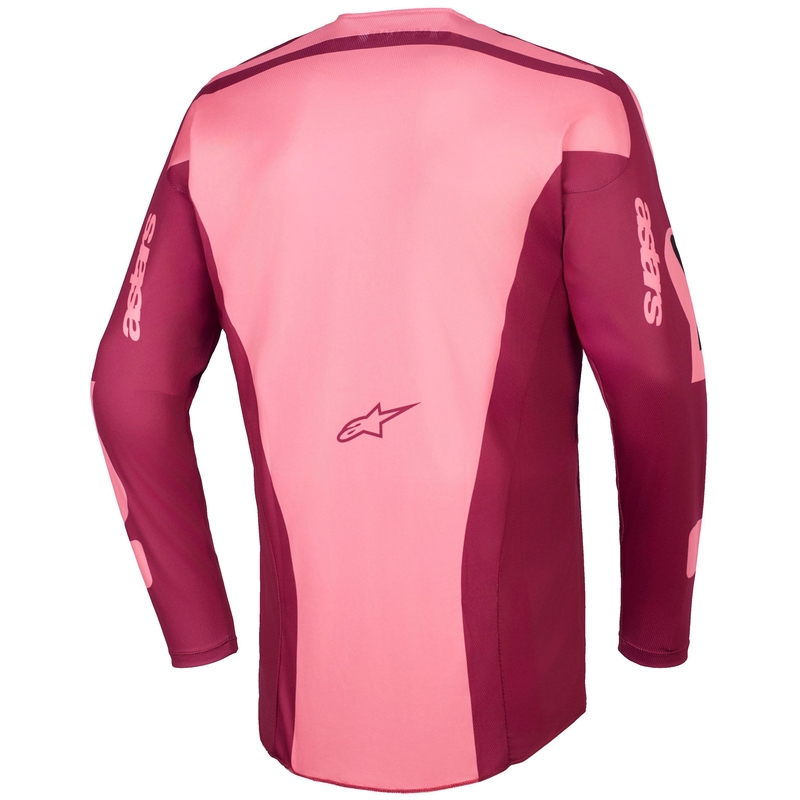 Motokros dres Alpinestars Racer Riway temno rdeče-koralni