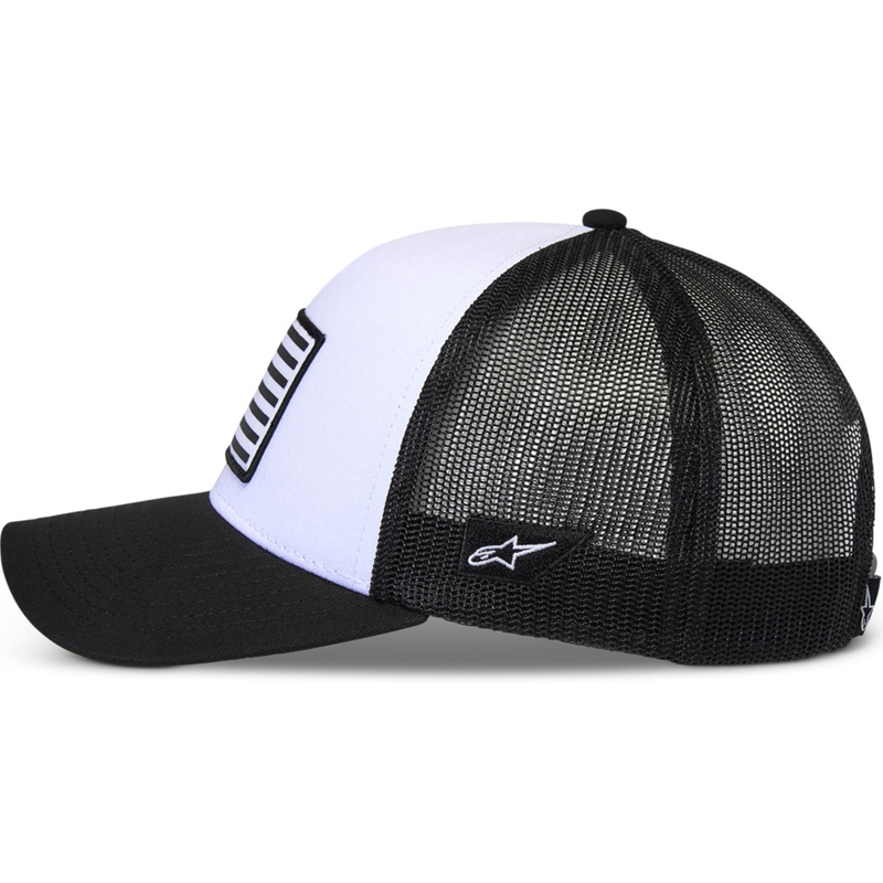 Alpinestars Flag Snap kapa belo-črna