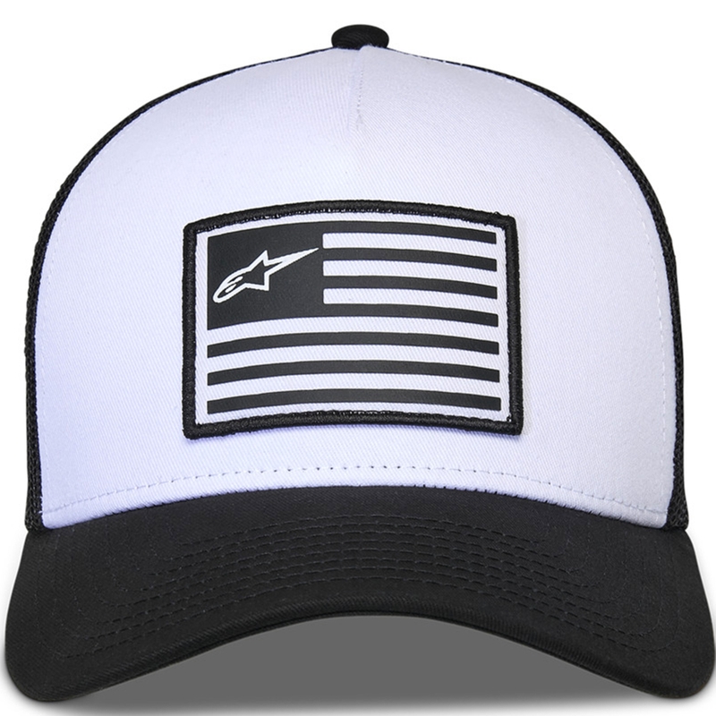 Alpinestars Flag Snap kapa belo-črna