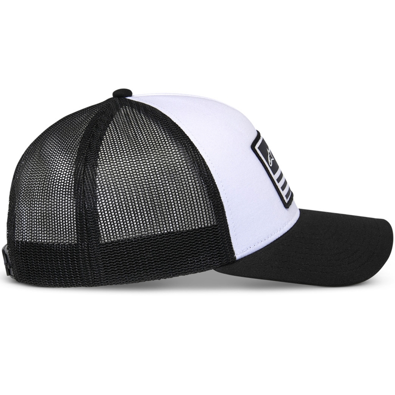 Alpinestars Flag Snap kapa belo-črna