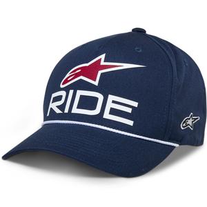 Alpinestars Ride Comp Snapback kapa modro-belo-rdeča