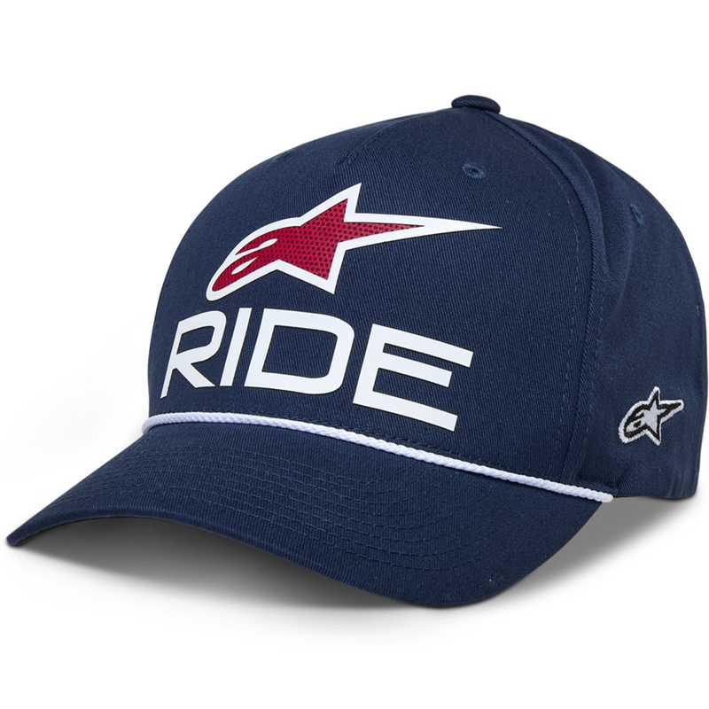 Alpinestars Ride Comp Snapback kapa modro-belo-rdeča