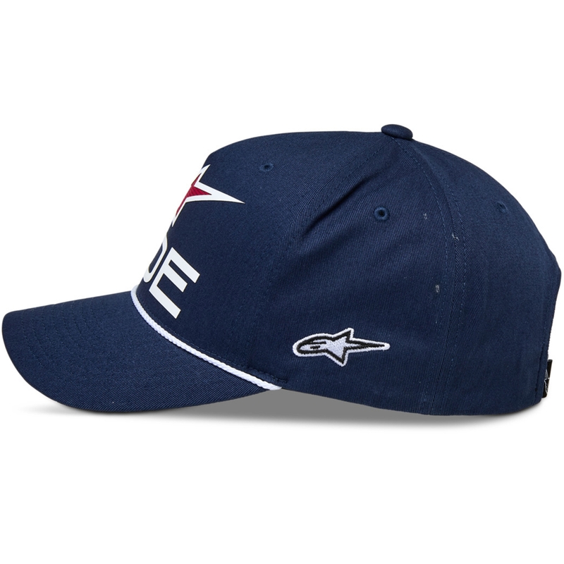 Alpinestars Ride Comp Snapback kapa modro-belo-rdeča