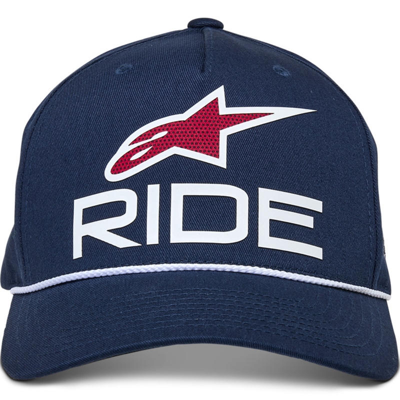 Alpinestars Ride Comp Snapback kapa modro-belo-rdeča