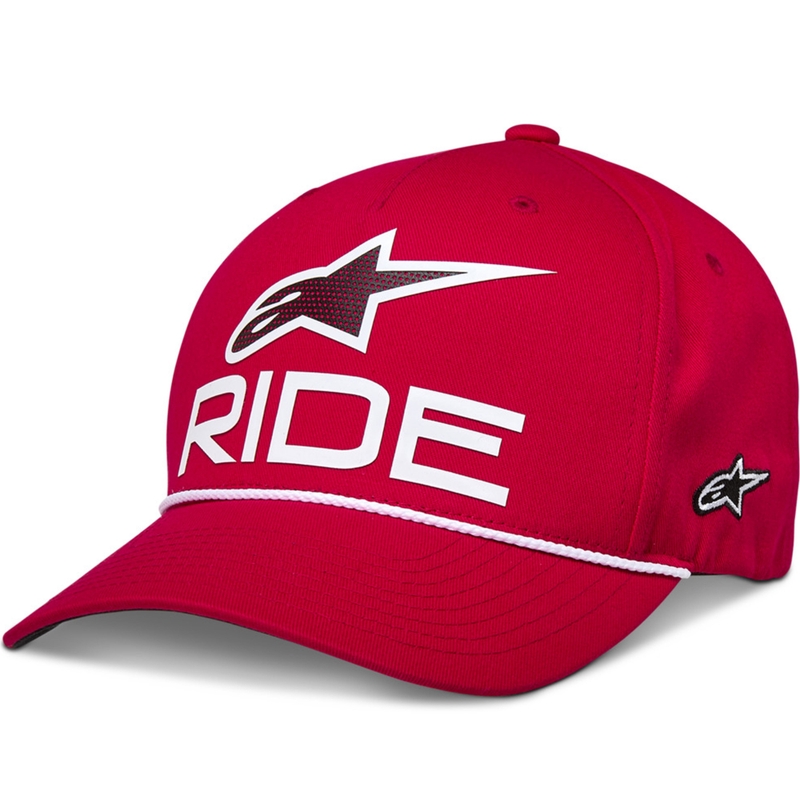 Kapa Alpinestars Ride Comp Snapback rdeče-belo-črna
