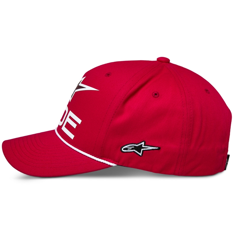 Kapa Alpinestars Ride Comp Snapback rdeče-belo-črna