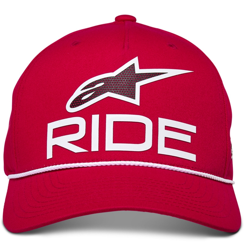 Kapa Alpinestars Ride Comp Snapback rdeče-belo-črna