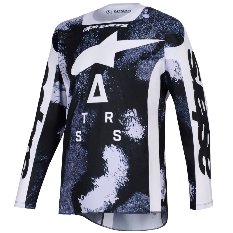 Motokros dres Alpinestars Racer Lahnd sivo-kamuflažne barve