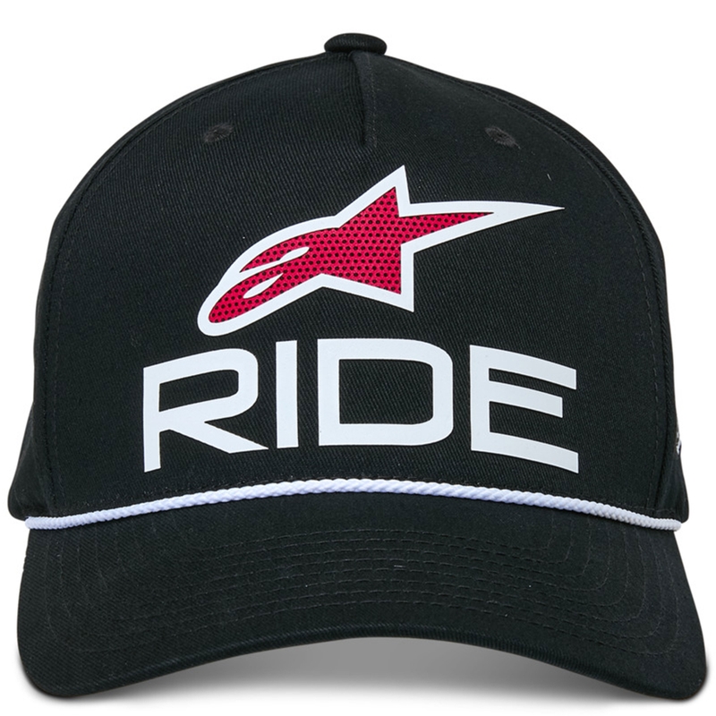 Kapa Alpinestars Ride Comp Snapback črno-belo-rdeča