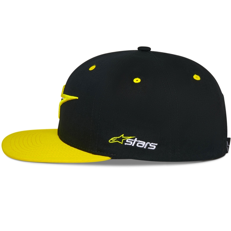 Kapa Alpinestars Thickness Snapback črno-fluo rumena
