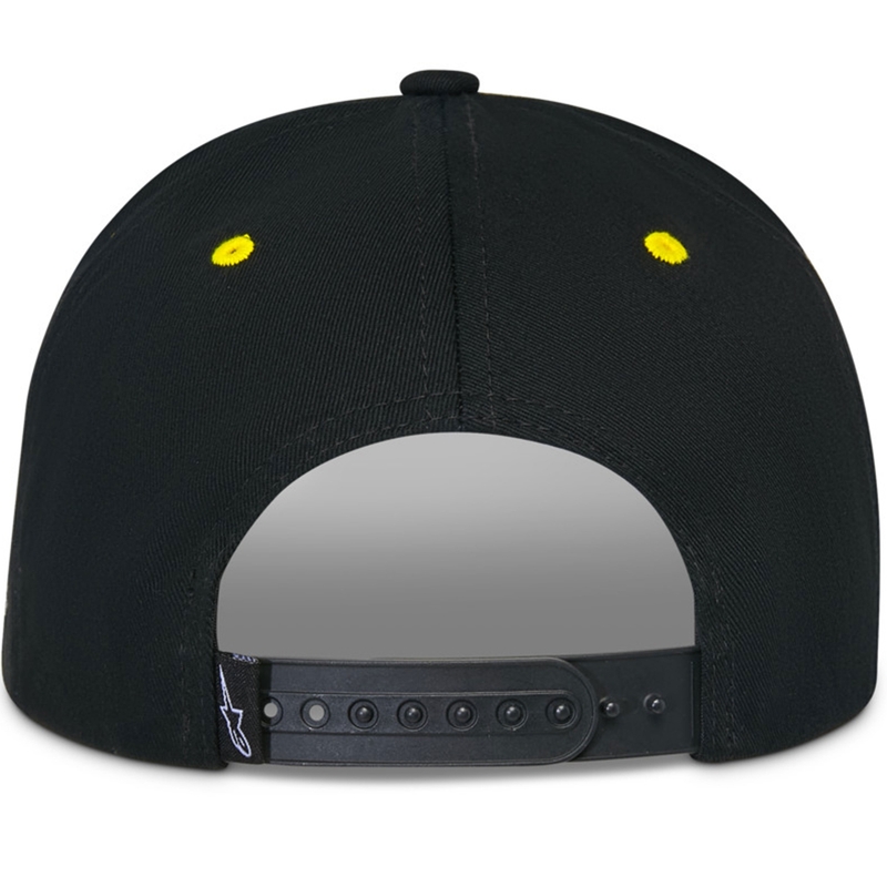 Kapa Alpinestars Thickness Snapback črno-fluo rumena