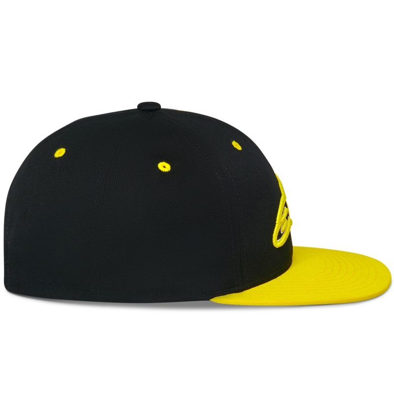 Kapa Alpinestars Thickness Snapback črno-fluo rumena