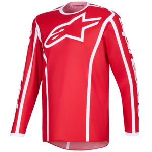 Motokros dres Alpinestars Fluid Apex rdeče-bel