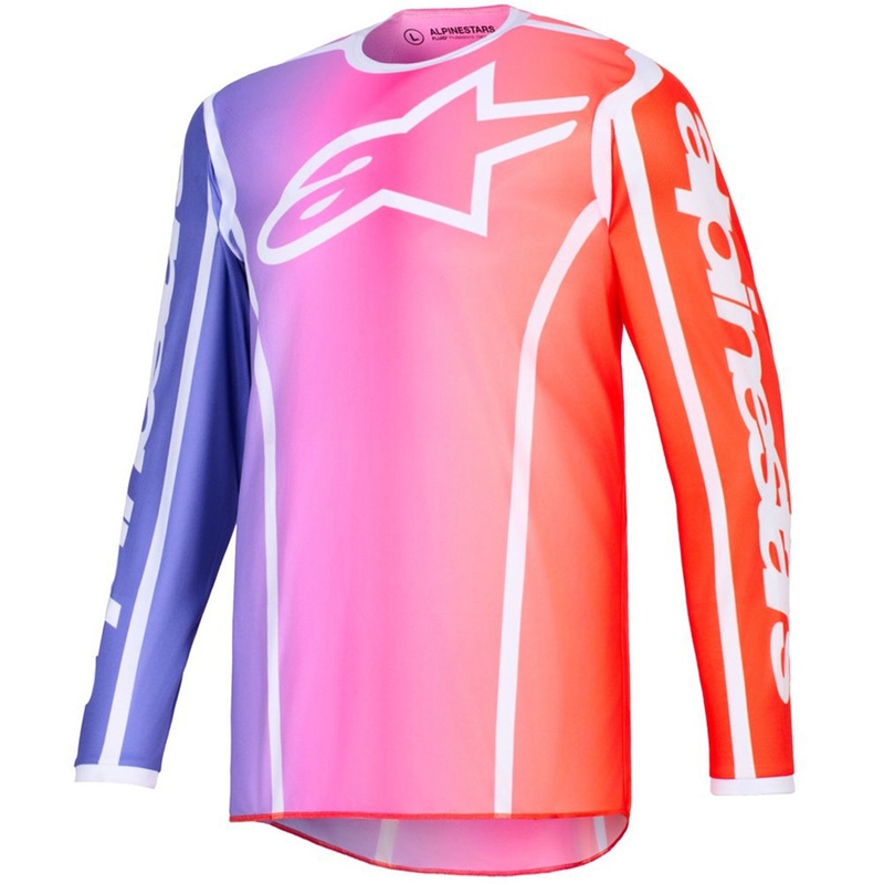 Motokros dres Alpinestars Fluid Apex večbarvni