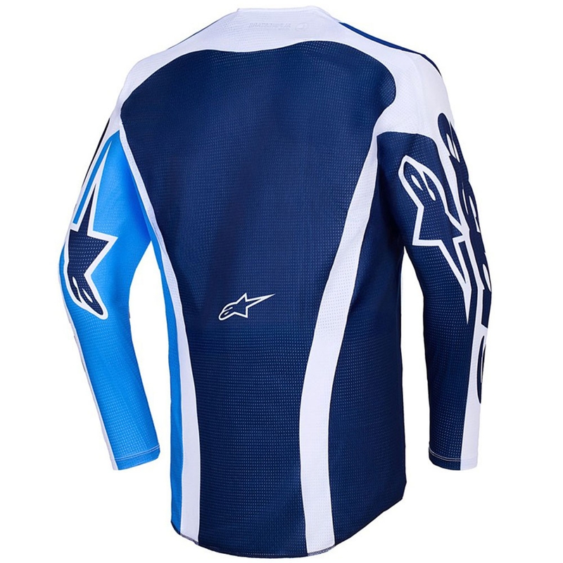Motokros dres Alpinestars Racer Air Portl modro-bel