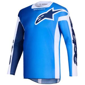 Motokros dres Alpinestars Racer Air Portl modro-bel