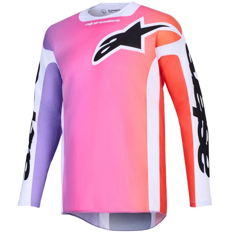 Večbarvna motokros majica Alpinestars Racer Air Portl