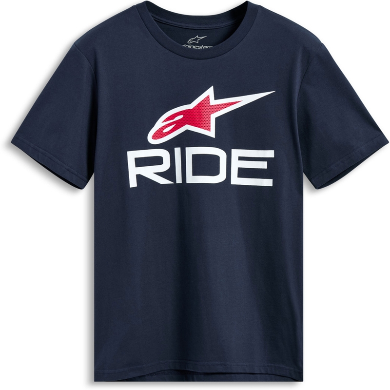 Majica Alpinestars Ride 4.0 CSF modro-belo-rdeča