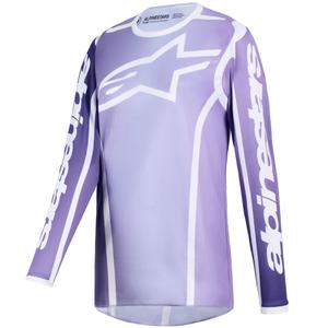 Ženski motokros dres Alpinestars Stella Fluid Apex vijolično-bel