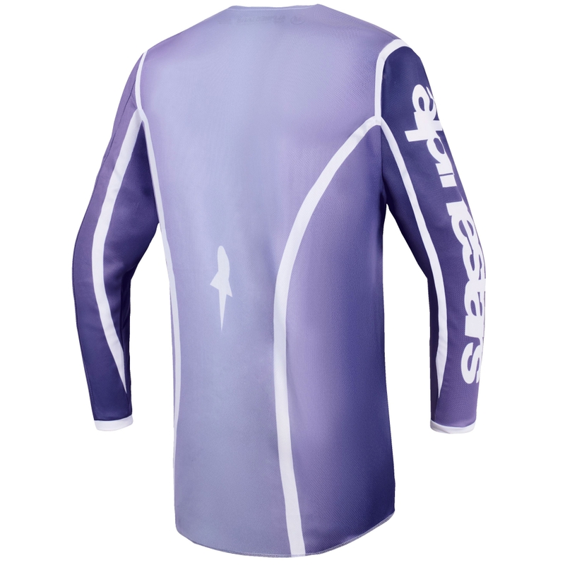 Ženski motokros dres Alpinestars Stella Fluid Apex vijolično-bel