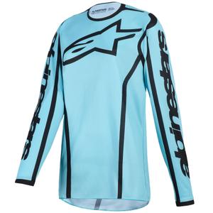 Ženski motokros dres Alpinestars Stella Fluid Apex turkizno-črn