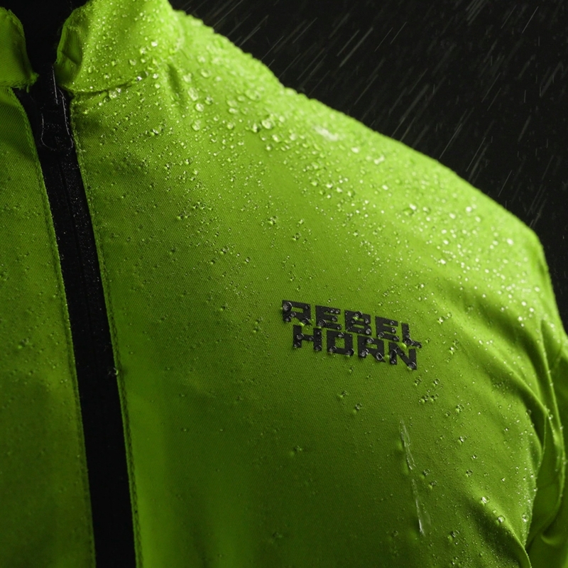 Ženska motoristična jakna Rebelhorn Hardy 3.0 črno-sivo-fluo rumena