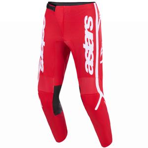 Alpinestars Fluid Apex motokros hlače rdeče-bele