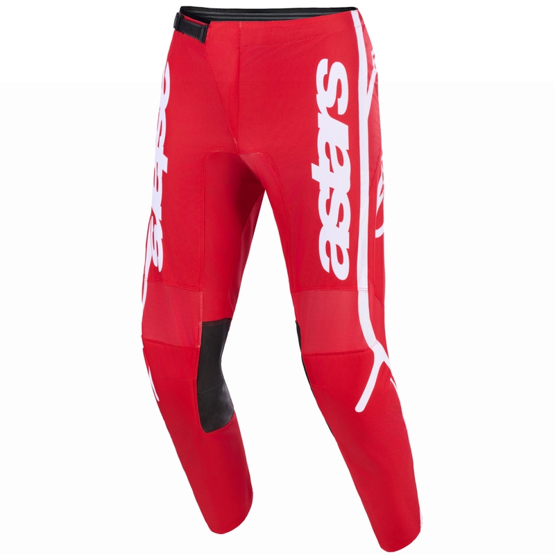 Alpinestars Fluid Apex motokros hlače rdeče-bele