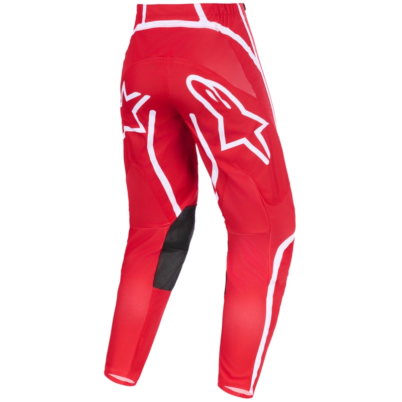 Alpinestars Fluid Apex motokros hlače rdeče-bele